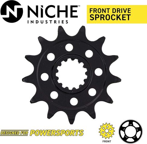NICHE Drive Sprocket Chain Combo for 2013-2018 Suzuki RMZ250 Front 13 Rear 49 Tooth 520V-X X-Ring 114 Links in Saudi Arabia