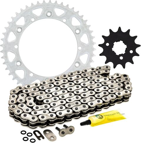 كومبو سلسلة ضرس محرك الأقراص المتخصصة ل yamaha yz250 IT250 الأمامية 13 الخلفية 48 الأسنان 520V-X X-Ring 112 روابط in Saudi Arabia
