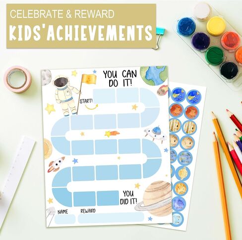 20 Superhero Reward Chart with 432 Round Stickers, Incentive Behavior Chart for Kids at Home Classroom, Kids Routine Daily Chore Sticker Chart-B12 in Kuwait
