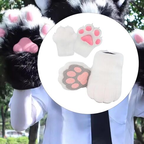 Cosplay Animal Paws Fursuit for Women Gloves for Holiday Role Playing Masquerade in Saudi Arabia
