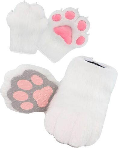 Cosplay Animal Paws Fursuit for Women Gloves for Holiday Role Playing Masquerade in Saudi Arabia