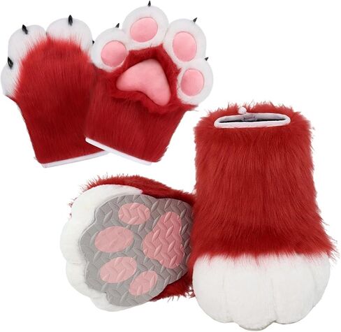 Cosplay Animal Paws Fursuit for Women Gloves for Holiday Role Playing Masquerade in Saudi Arabia