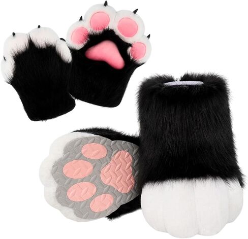 Cosplay Animal Paws Fursuit for Women Gloves for Holiday Role Playing Masquerade in Saudi Arabia