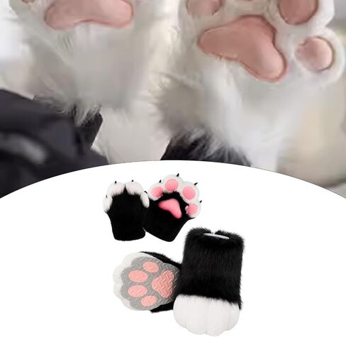 Cosplay Animal Paws Fursuit for Women Gloves for Holiday Role Playing Masquerade in Saudi Arabia