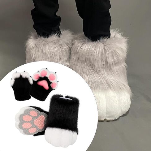 Cosplay Animal Paws Fursuit for Women Gloves for Holiday Role Playing Masquerade in Saudi Arabia