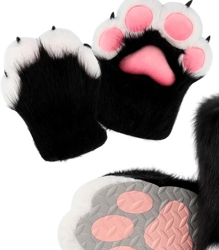 Cosplay Animal Paws Fursuit for Women Gloves for Holiday Role Playing Masquerade in Saudi Arabia
