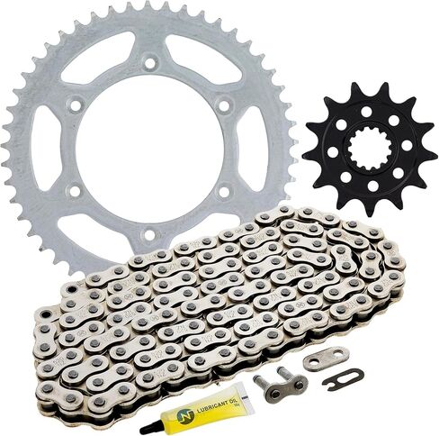 NICHE Drive Sprocket Chain Combo for 2013-2018 Suzuki RMZ250 Front 13 Rear 49 Tooth 520V-X X-Ring 114 Links in Saudi Arabia