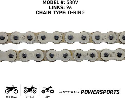 NICHE Drive Sprocket Chain Combo for 2013-2018 Suzuki RMZ250 Front 13 Rear 49 Tooth 520V-X X-Ring 114 Links in Saudi Arabia