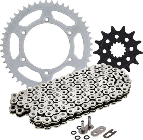 NICHE Drive Sprocket Chain Combo for 2013-2018 Suzuki RMZ250 Front 13 Rear 49 Tooth 520V-X X-Ring 114 Links in Saudi Arabia