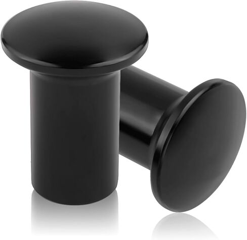 2PCS Car Drift Button Knob Compatible with Toyota GT86/BRZ/FRS,Aluminum Alloy Handbrake Cover,Universal Emergency Brake Cover Turn Knob (Black) in Saudi Arabia