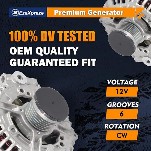 مولد EzeXpreze متوافق مع BMW 08-13 128i E87، 07-13 328i E90&F30، 08-10 528i E60&F10، 07-10 X5 X3، 3.0L L6 180A Repalce# 12317551254، 12317551256، 12317555926, 12317525376, 7550968, 7551256 in Kuwait