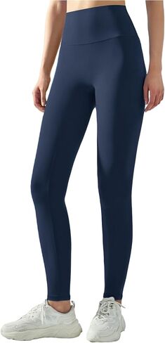 No Front Seam Leggings for Women High Waisted Tummy Control 25" Buttery Soft Gym Workout Yoga Pants in Kuwait