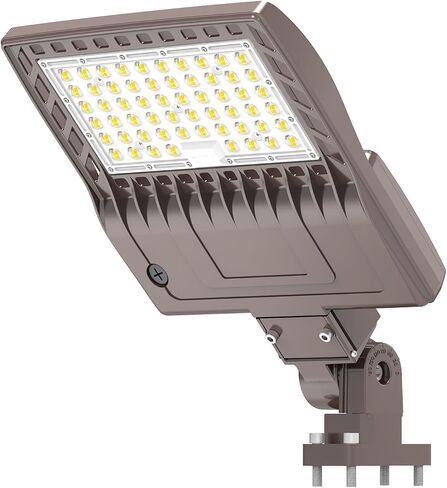 10Pack 480Volt 400W/320W/240W LED Parking Lot Light Dusk to Dawn 60,000LM, ETL DLC Listed LED Shoebox Parking Pole/Arm Mount Light 5000K IP65 Waterproof Outdoor Commercial Area Lighting 277-480VAC in Saudi Arabia