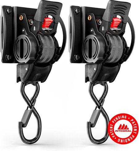 Integral Straps - Four Pack - Compatible with Ford Boxlink - F150 and Raptor 2015+, Ford Super Duty (F250, F350, F450) 2017+ - Bed Mounted Retractable Tie Down Straps in Saudi Arabia
