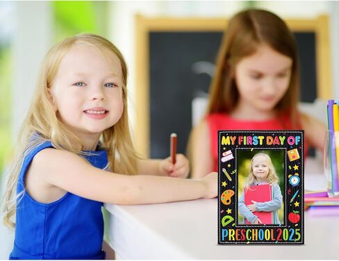 FLYAB إطار صور أول يوم لمرحلة ما قبل المدرسة 2024، إطار صور أول يوم لمرحلة ما قبل المدرسة لمرحلة ما قبل الروضة، اليوم الأول من هدايا ما قبل المدرسة للأطفال الأولاد والبنات العودة إلى المدرسة، هدايا اليوم الأول من المدرسة in Kuwait