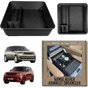 Armrest Organizer for 2023-2025 Range Rover & Range Rover Sport, Made in USA, Interior Accessory (Without Refrigerator (2023, 2024, 2025)) Range Rover Organizer, Range Rover Accessory in Saudi Arabia