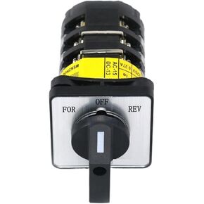 SZW25-48D/ZC.ZF1.3 3 Position for Off REV Knob Rotary Cam Switch for Meat Grinder Equipment and Flue-Curing Machine 25A in Kuwait