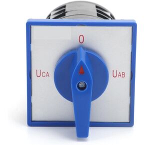 LW5D-16/YH3.3 16A Four position 3 أعمدة ثلاثية الفولتميتر التحويل المحدد تغيير الكاميرا لوحة التبديل الأزرق in Kuwait