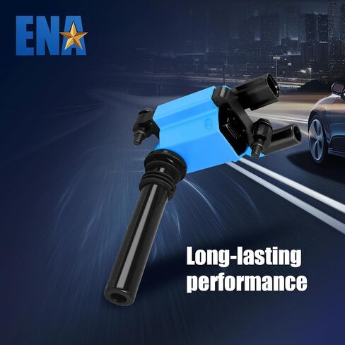 مجموعة ENA من 8 لفائف الإشعال المهنية ومجموعة الأسلاك الأزرق متوافقة مع Dodge RAM 2500 5.7L V8 بديل لـ UF378 in Kuwait