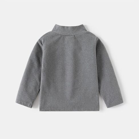 Toddler Kids Long Sleeve Turtleneck Girls Boys Slim Fit Solid Cotton Tshirt Baby Infant Soft Lightweight Thermal Layering Top in Kuwait