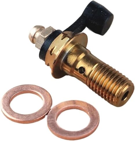 دراجة نارية فرامل الفرجار الترباس نزيف المسمار الحلمة M10x1.0mm/1.25mm 304 الفولاذ المقاوم للصدأ (محترق الأزرق ، 1.25) in Kuwait