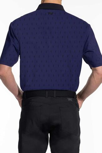 PXG Men's Comfort Fit Cactus Print Polo - Dry Fit Golf Shirt for Men in Saudi Arabia