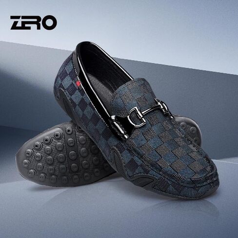 ZRO Men's Genuine Leather Penny Loafers - Slip On Driving Shoes for Business Casual & Daily Wear | Breathable & Comfortable in Saudi Arabia