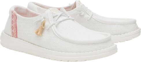 HEYDUDE Wendy Perf Canvas, Women’s Shoes, Women’s Slip-on Loafers, Comfortable & Light-Weight in Kuwait