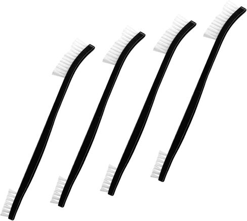 4 Pcs Small Cleaning Brushes Double-Ended Detail Cleaning Brush Nylon Brushes for Cleaning Jewelry Cleaning Brush (4) in Saudi Arabia