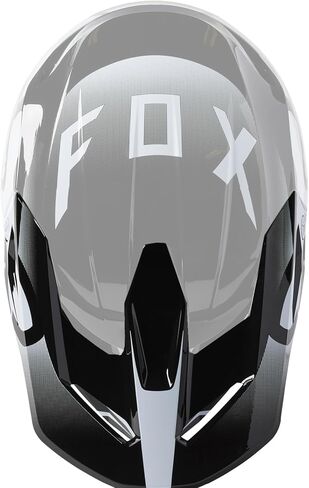 Fox Racing V1 LEED Youth Helment Visor/Peak Black/White in Saudi Arabia