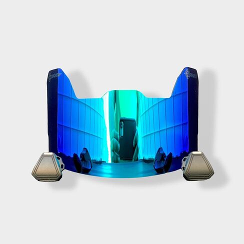Precision Football Helment Visor // تناسب الأطفال والشباب والبالغين من حماية العين للخوذة ووجه الوجه // Revo Tinted Visor in Kuwait