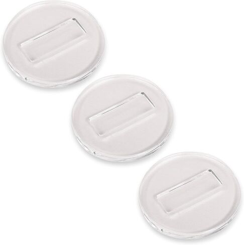 4" Clear Piano Caster Cups for Upright Pianos by Blue Akilades - 4 Pack Invisible Design with Dust Cloth in Saudi Arabia