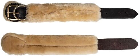 بيلي Royal Sheepskin Onkle Hobbles 2 واسعة | وبطانة من جلد الغنم الأصلي | إغلاق الإبزيم النحاسي الآمن | مع حلقات دي غير القابل للصدأ | تباع في أزواج in Saudi Arabia