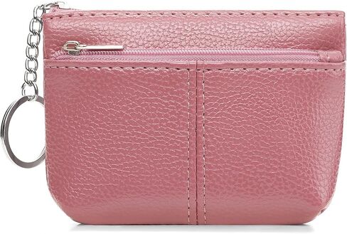 SENDEFN Women's Leather Coin Purse Small Pouch Change Wallet with Keychain in Saudi Arabia