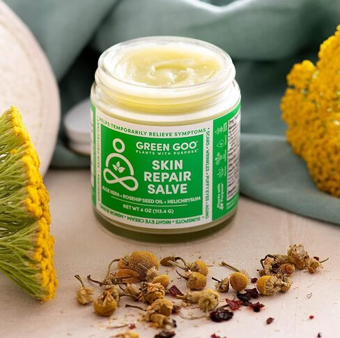 Green Goo Natural Skin Care Salve, Skin Repair and Protection, 1.82-Ounce Large Tin in Kuwait