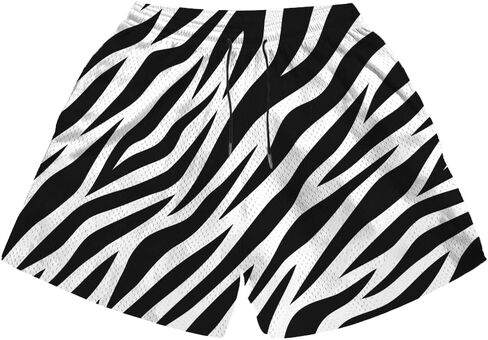 Fashion Funny Animal Printing Swim Trunks 5 inch Inseam Quick Dry Active Board Shorts for Men in Kuwait