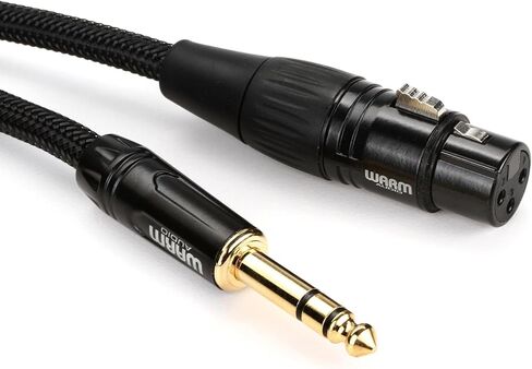 Warm Audio Premier Series XLR Female to TRS Male Cable - 6-foot in Kuwait