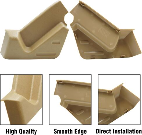 2PCS Compatible with Ford F150 Seat Trim Cover Panel and Seat Switch Housing Bezel 2009-2014, Front Left Driver Side Seats Panel Replacement Cover BL3Z1561693AB BL3Z14A706EB-Steel Grey in Saudi Arabia