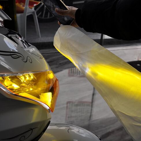 PANICAL Headlight Protection Glass Decorative Transparent Acrylic for Honda Goldwing GL1800 GL1800B F6B 2018-2025 Motorcycle (Orange) in Saudi Arabia