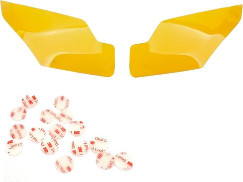 PANICAL Headlight Protection Glass Decorative Transparent Acrylic for Honda Goldwing GL1800 GL1800B F6B 2018-2025 Motorcycle (Orange) in Saudi Arabia