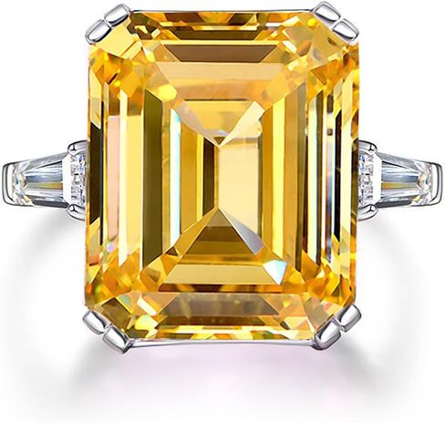 خواتم مشاركة المرأة ، 15CT باغفرت مقطوعة الوردي مويسانيت خاتم 13x16mm في 925 الفضة الاسترليني ، هدية زفاف جميلة للزوجة in Kuwait