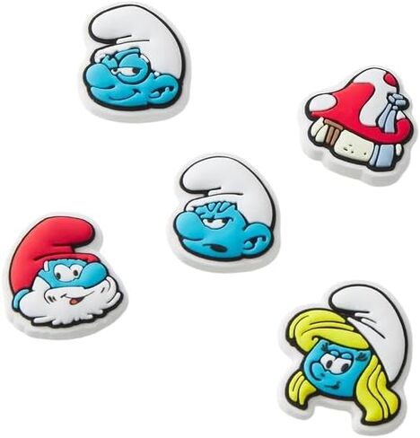 Crocs للجنسين Smurfs 5 حزمة معلقات الأحذية ، متعددة الألوان ، متعددة الألوان ، einheitsgröße in Kuwait