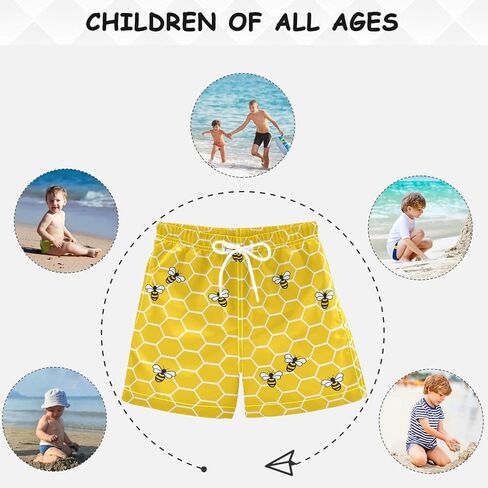 visesunny Boys Swim Trunks Board Shorts Little Boys Bathing Suit Swimsuit Boy Swimwear Toddler to Big Kid Sizes (2T - 14-16) in Kuwait