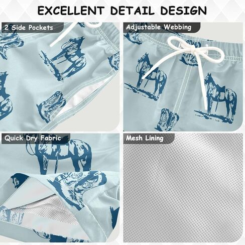 visesunny Boys Swim Trunks Board Shorts Little Boys Bathing Suit Swimsuit Boy Swimwear Toddler to Big Kid Sizes (2T - 14-16) in Kuwait
