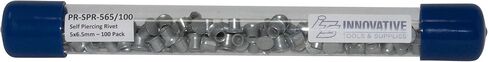 Innovative Tools & Supplies Self-Piercing Rivets 5mm (w) x 6.5mm (h) (12 Pack) in Saudi Arabia