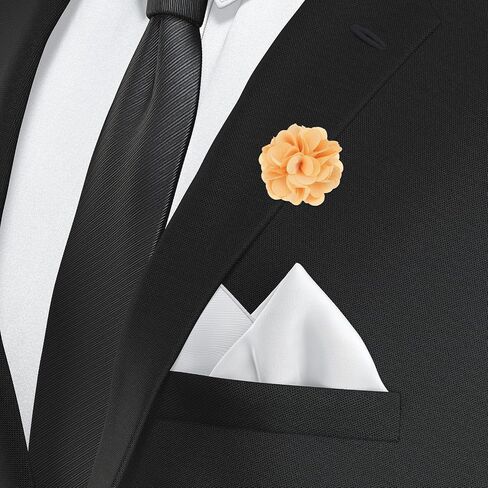 Patikil Flower Boutonnieres PIN ، دبوس طية صدر السترة للرجال كاميليا زهرة لبدلة التخرج الزفاف الذكرى التخرج الإكسسوارات in Saudi Arabia