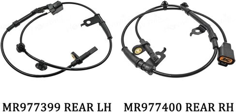 ABS Sensor ABS Wheel Speed Rear Sensor Fit for Mitsubishi Grandis 2DW 2.4L NA4W 2004-2010 Left MR977399 Right MR977400 ABS Wheel Speed Sensor(Right) in Saudi Arabia