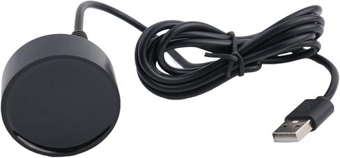 Portable USB Mist Maker Fogger Humidifier With LED Color Changing Lights for Home Office Fish Tank Fountain Indoor Outdoor Use 1.85x1.85x0.98 Inch 300ml/H(Black) in Saudi Arabia