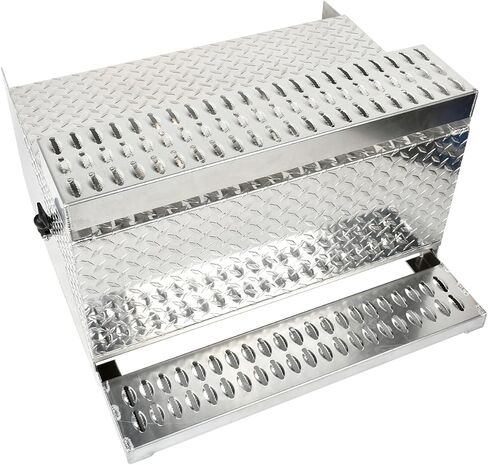 31 بوصة الألومنيوم لوحة دخول لوحة الكابينة مربع مربع خطوة مربع خطوة التوافق مع Peterbilt 385 377 378 379 389-31 "x30" x19 "بوصة in Kuwait