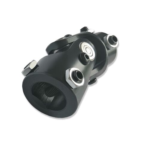 1" DD x 13/16"-36 Spline Universal Steering U Joint 83mm Length Black Steel in Kuwait